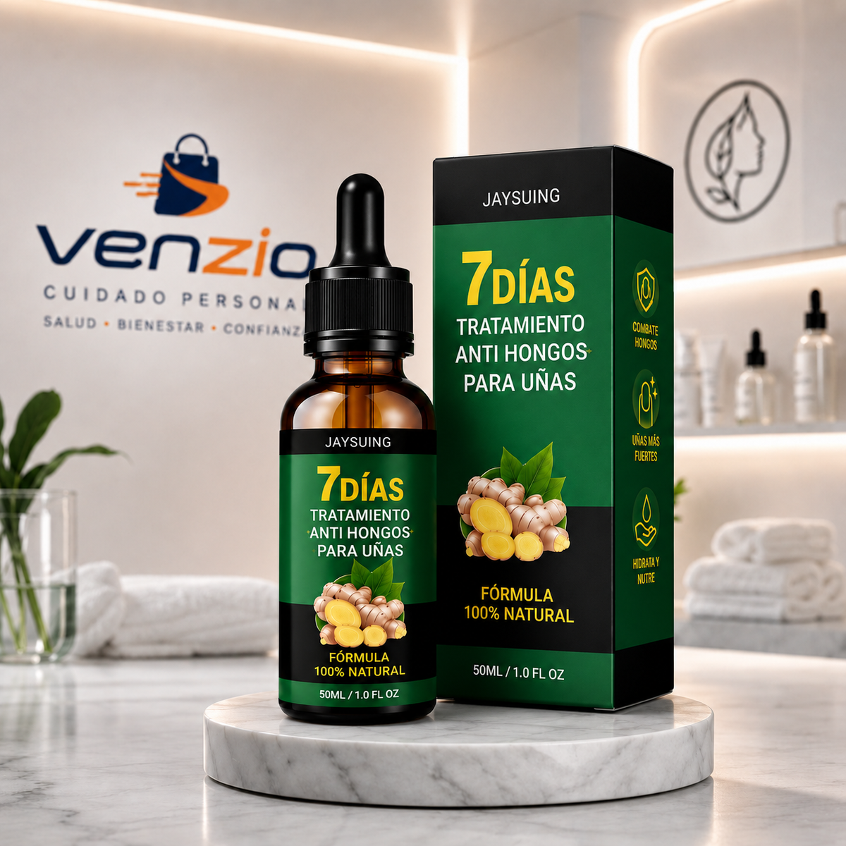 🔥 ¡BASTA DE ESCONDER TUS UÑAS! ⚡ TRATAMIENTO ANTI HONGOS 7 DÍAS 100% NATURAL