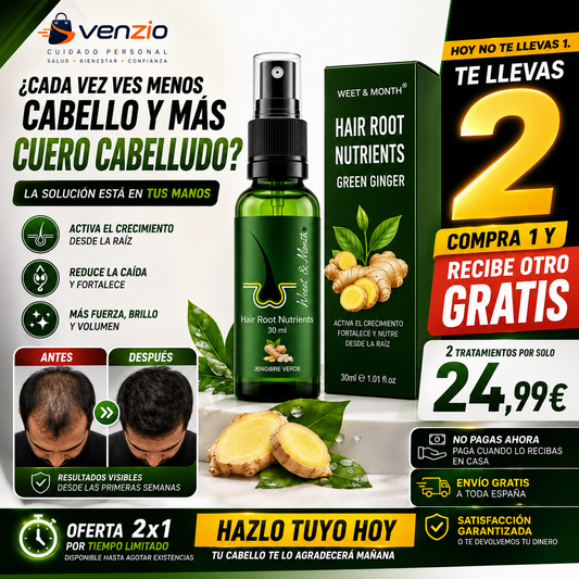 🌱 CABELLO MÁS FUERTE, DENSO Y CON VIDA — SPRAY DE CRECIMIENTO CAPILAR