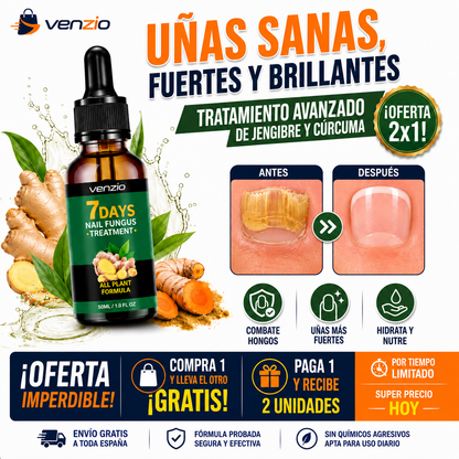 🔥 ¡BASTA DE ESCONDER TUS UÑAS! ⚡ TRATAMIENTO ANTI HONGOS 7 DÍAS 100% NATURAL