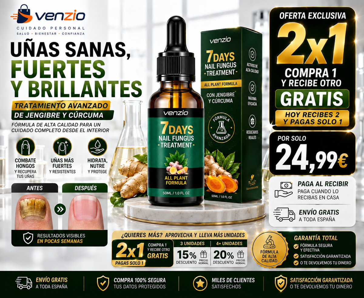 🔥 ¡BASTA DE ESCONDER TUS UÑAS! ⚡ TRATAMIENTO ANTI HONGOS 7 DÍAS 100% NATURAL