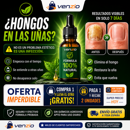 🔥 ¡BASTA DE ESCONDER TUS UÑAS! ⚡ TRATAMIENTO ANTI HONGOS 7 DÍAS 100% NATURAL